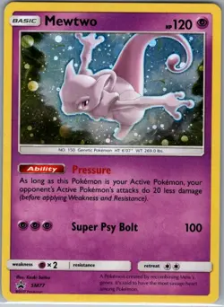 Mewtwo SM77 Holo SM Promos - Pokemon Card - NM - Image 1