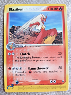 Pokemon - Blaziken Ex Rubino e Zaffiro ENG 15/109 Rare Vintage Cards no Holo - Image 1