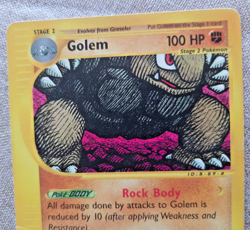 Pokemon - Golem E-Card Expedition Set no Holo ENG 49/165 Rare Vintage Cards - Image 2