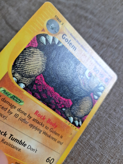 Pokemon - Golem E-Card Expedition Set no Holo ENG 49/165 Rare Vintage Cards - Image 4