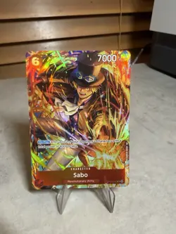 One Piece Card Game- Sabo Op05-007 Alt art English - Image 1