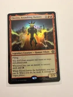 Electro, Assaulting Battery (FOIL) ✅ Spiderman ✅ Magic (mtg) - Image 1