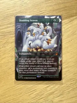 MTG Doubling Season (Anime Borderless ) - Wilds Of Eldraine - Image 1