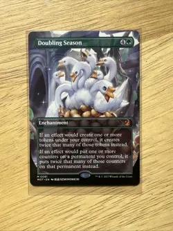 MTG Doubling Season (Anime Borderless ) - Wilds Of Eldraine - Image 3