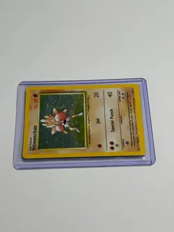 Hitmonchan 7/102 Base Set Holo Rare Pokemon Card – Moderately Played (MP) - Image 3