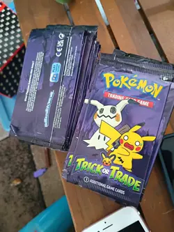 Pokemon Trick Or Treat 2023 Lot Of 58 Packs - Image 1