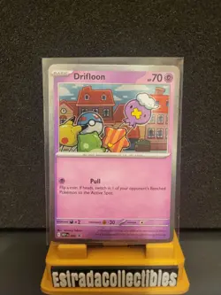 Pokemon TCG Drifloon 005 Me: Mega Evolution Black Star Promo Cosmos NM SWIRL🌀 - Image 1