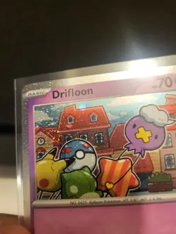 Pokemon TCG Drifloon 005 Me: Mega Evolution Black Star Promo Cosmos NM SWIRL🌀 - Image 2