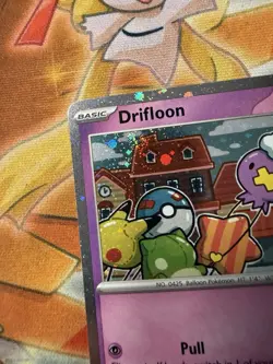 Pokemon TCG Drifloon 005 Me: Mega Evolution Black Star Promo Cosmos NM SWIRL - Image 2
