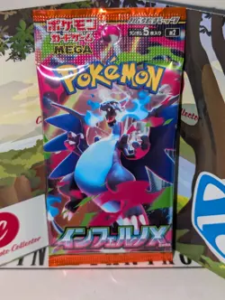 1 Japanese Pokemon Mega Inferno X Booster Packs - Image 1