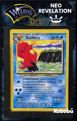 Carte Pokemon Octillery 34/64 Edition 2 Ed 2 Neo Revelation Wizards FR 1 - Image 1