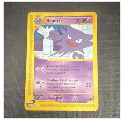 Pokemon TCG Haunter 63/144 EX FireRed & LeafGreen 2003 e-Reader Unc 70 HP - Image 1