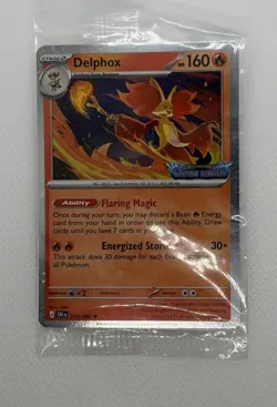 Delphox 013/086 Stamped Chaos Rising SEALED Cosmos Holo Promo Pokemon - Image 1
