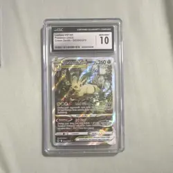 CGC 10 Leafeon VSTAR GG35/GG70 Crown Zenith Galarian Gallery Holo - Image 1