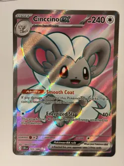 Cinccino Ex 105/086 Chaos Rising NEW Ultra Rare NM Pokemon Card - Image 1