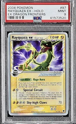 Pokemon Delta Species Rayquaza ex 97/101 PSA 9 MINT EX Dragon Frontiers - Image 1