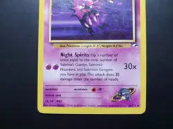 Pokemon - Sabrina's Haunter 58/132 Uncommon Gym Heroes - Image 3