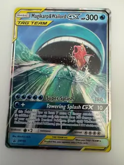 Magikarp & Wailord GX SM166 Promo - Black Star - Pokemon TCG - Image 1