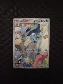 Dewott 106/086 Illustration Rare White Flare Pokemon Near Mint / Mint - Image 1