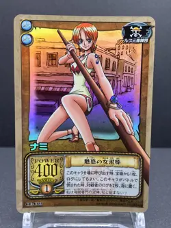Nami CE-C03 Holo Foil 2002 Bandai One Piece Japanese TCG Card Anime Rare [AM] - Image 1