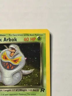 Dark Arbok Holo Rare 2/82 Team Rocket LP WOTC Pokemon TCG Card SEE DESCRIPTION - Image 4