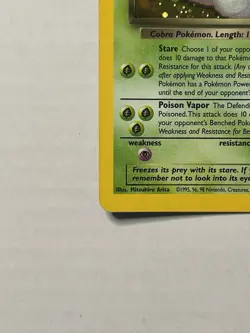 Dark Arbok Holo Rare 2/82 Team Rocket LP WOTC Pokemon TCG Card SEE DESCRIPTION - Image 5