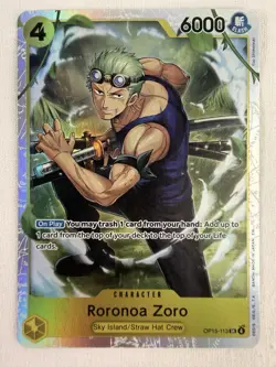 Roronoa Zero OP15-113 SR - One Piece Card Game - Adventure On Kami’s Island - Image 1