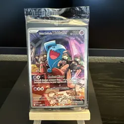 Pokemon TCG Destined Rivals Team Rockets Wobbuffet Promo Card 203 Sealed - Image 1