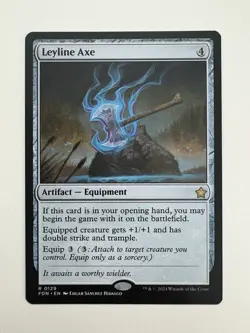Leyline Axe MTG Magic the Gathering Card NM Near Mint FDN - Image 1