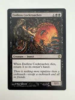 Endless Cockroaches MTG Magic the Gathering Card NM Near Mint C13 - Image 1