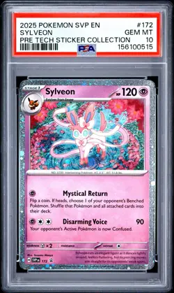 Pokemon Sylveon Sv: Scarlet & Violet Promo Cards 172 Cosmos Holo PSA 10 2025 - Image 1