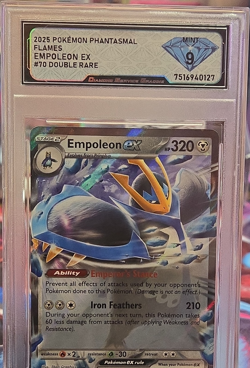 Pokemon TCG Empoleon ex Phantasmal Flames 70 Double Rare Holo Eng DSG 9 - Image 1