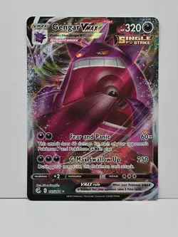 Gengar VMAX 157/264 Holo VMAX Rare Fusion Strike Pokemon NM - Image 1