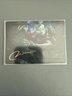 MTG Shadow, Mysterious Assassin Art Card: FINAL FANTASY 26/53 Gold Signature - Image 1