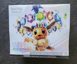 Pokemon TCG Prismatic Evolutions ETB Elite Trainer Box New Factory Sealed S&V - Image 1
