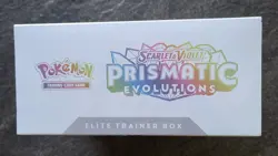 Pokemon TCG Prismatic Evolutions ETB Elite Trainer Box New Factory Sealed S&V - Image 3