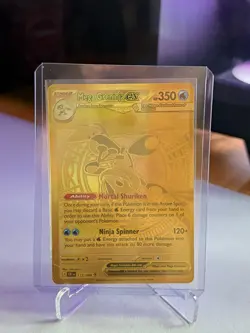 Pokemon TCG Mega Greninja EX 122/086 Gold Mega Hyper Rare Chaos Rising CRI - Image 2