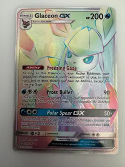 Glaceon GX 159/156 - Ultra Prism - Rainbow Secret Rare - Pokemon TCG - Image 1