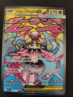 Pokemon Mega Diancie EX 267/217 Ascended heros Ultra Rare Full Art - Image 1