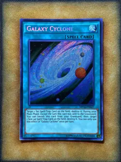 Yugioh Galaxy Cyclone MP16-EN027 Secret Rare NM - Image 1