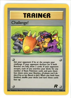 Challenge! 74/82 Team Rocket Pokemon Card Pokemon Card LP - Image 1