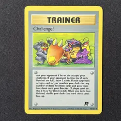 Challenge! 74/82 Team Rocket Pokemon Card Pokemon Card LP - Image 2