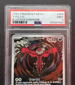 *PSA 9* Yveltal 205/182 - Paradox Rift - Illustration Rare - Mint Pokemon Card - Image 2