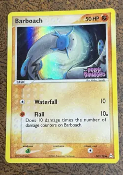 Barboach 60/110 Holon Phantoms (Stamped) Common Reverse Holo Pokemon Card - Image 1