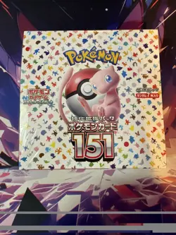 Pokemon Cards Scarlet & Violet Pokemon Card 151 Booster Box sv2a Sealed Japanese - Image 1