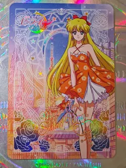 Card Holo Sailor Moon Mercury Mars Jupiter Venus Sexy Holo Oil - Image 1