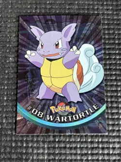 Wartortle #08 Topps Holo Pokemon Card - Image 1