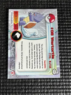 Wartortle #08 Topps Holo Pokemon Card - Image 2