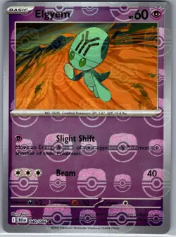 Elgyem (Master Ball) 040/086 SV: Black Bolt - Pokemon Card - NM - Image 1
