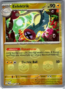 Eelektrik Master Ball 031/086 SV: Black Bolt - Pokemon Card - NM - Image 1